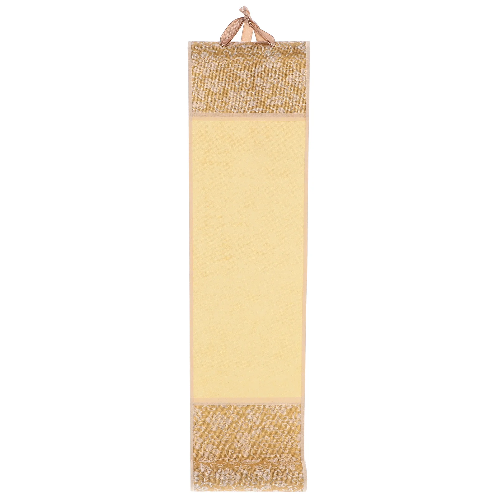 Peintures suspendues Batik Vintage, papier à dessin de calligraphie, affiche chinoise vierge et fourniture entièrement encadrée damassée