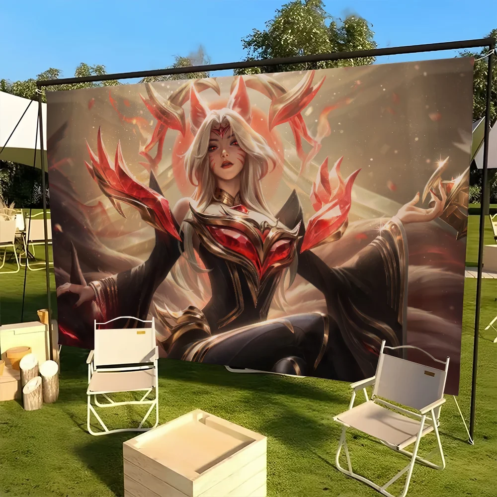 Faker Ahri SKT T1 LOLS Game LeBlanc flag For Picnic Party Art Home Decoration Outdoor Camping Banner