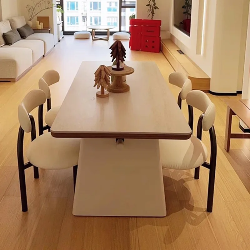 

xx-Square Wood Dining Tables White Design Eating Space Saving Luxury Dining Tables Wooden Modern Mesas De Jantar Home Furniture^