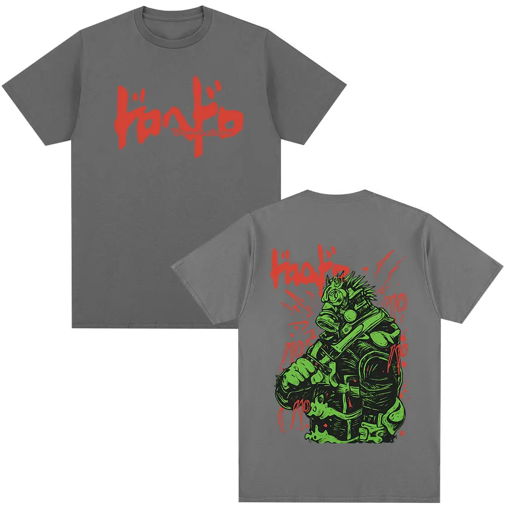 Japanese Anime Dorohedoro T-shirt Welcome To Chaos Kaiman Manga Graphic T-shirts Men Women Cotton Casual Oversized T Shirt