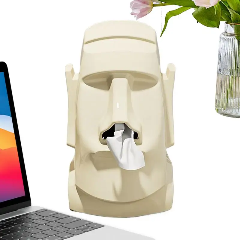 

Decorative Tissue Holder Statue Tissue Box Holder Decorative Cute Aesthetic Dispenser Modern Organizer For Home Farmhouse