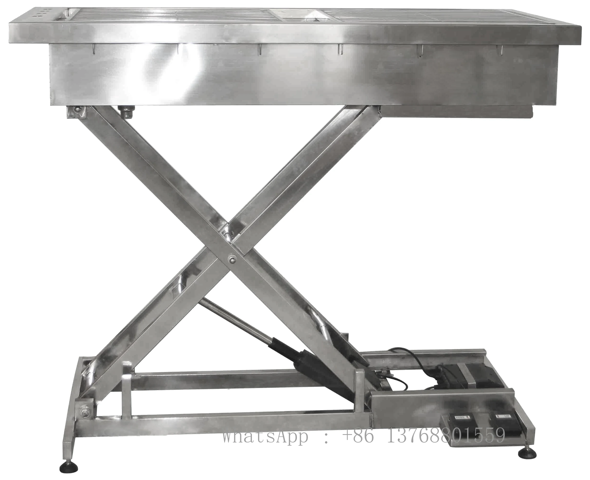 HF-852 Professional Large Stainless Steel Pet Veterinary Surgical Operation Table Consult Table