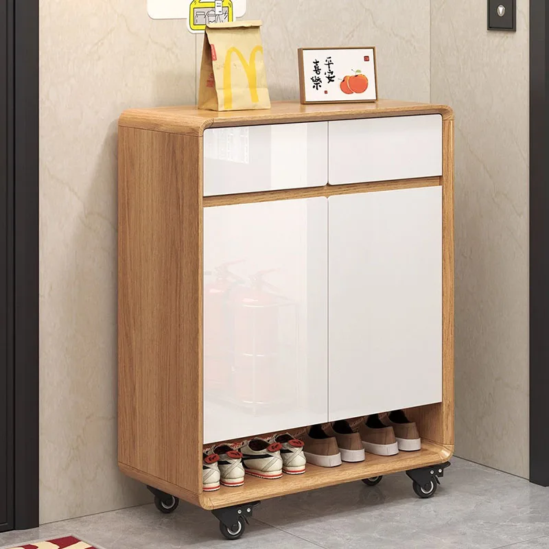 

Vertical Organizer Shoe Cabinet Storage Mobile Display Living Room Designer Luxury Shoe Shelf Modern Zapatero Home Furniture