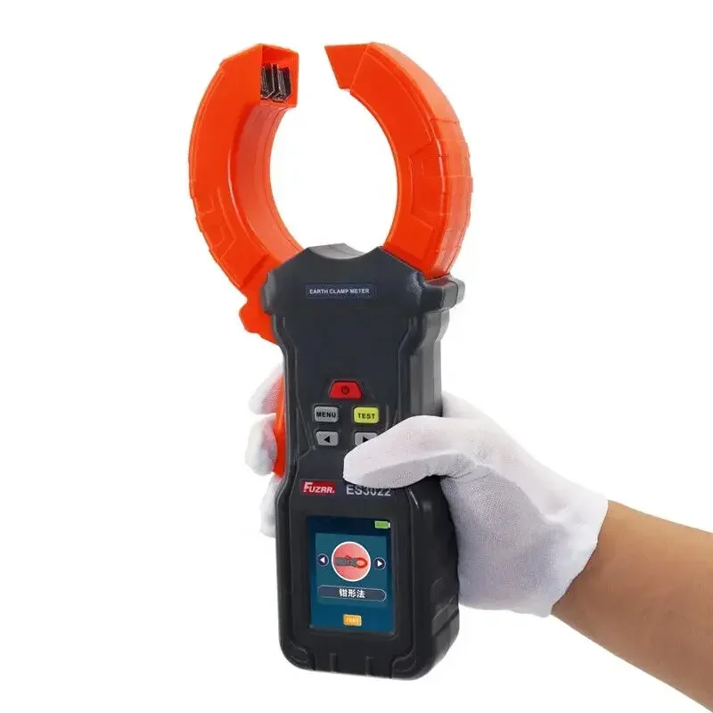 Three-wire Dual Function Test Clamp Resistance Range 0-1500 Ohm Clamp Tester