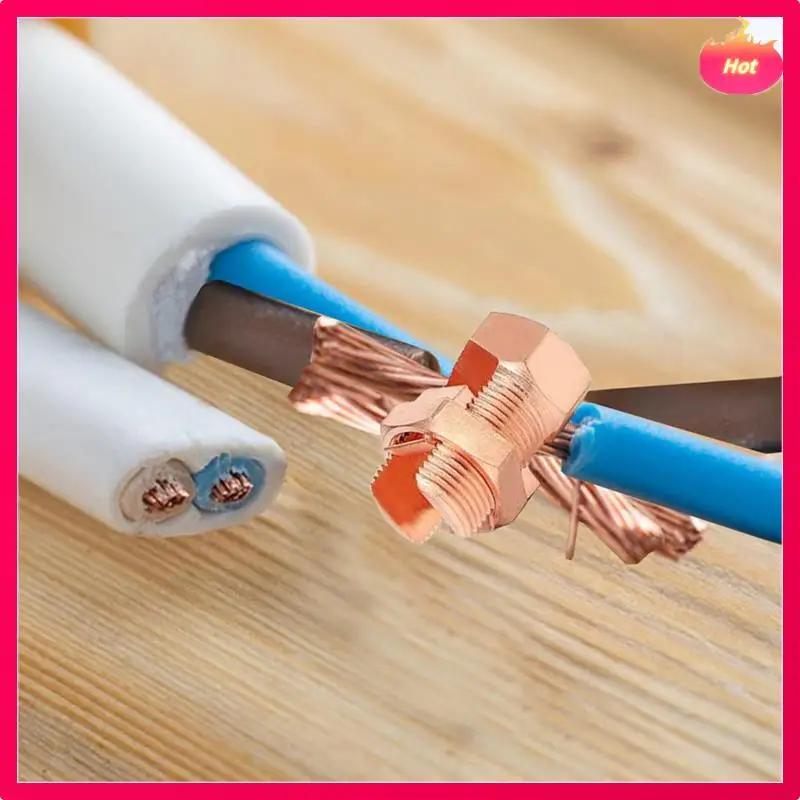 

ABYP 20Pcs Split Bolt Connector, Grounding Split Bolt Connector Split Bolt Connector For Complete Earth On Bare Wires TJ-25