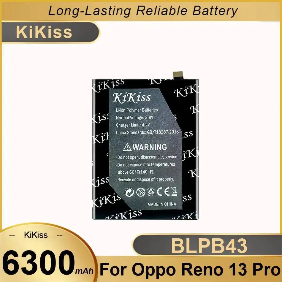 

6300Mah BLPB43 High Capacity Mobile Phone Battery For Oppo Reno 13 Pro