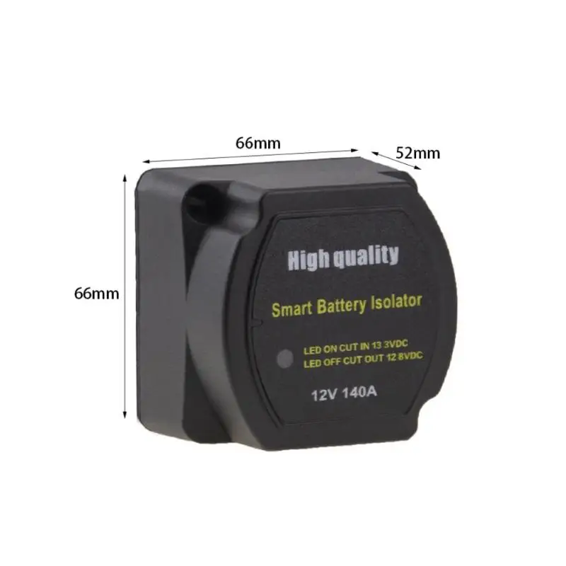1Pcs 12V 140A Voltage Sensitive Split Charge Relay Dual Battery Smart Isolator VSR Car Accessories Relay For Camper