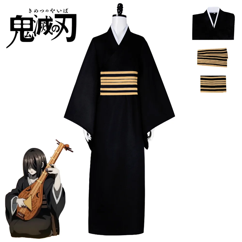 

【】Mio Yagami Косплей Костюм Хэллоуин Аниме Косплей Женский Набор Кимоно