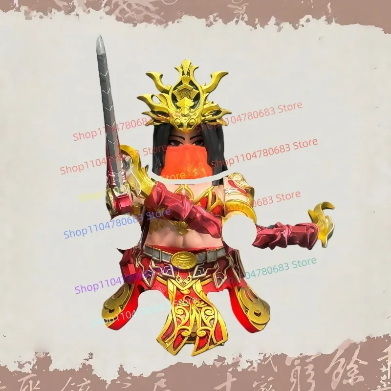 

MOC Building Blocks Masked Girl Mini Figure Assembly Model Ornament Anime Cartoon Toy Decorative Holiday Gift Collectible