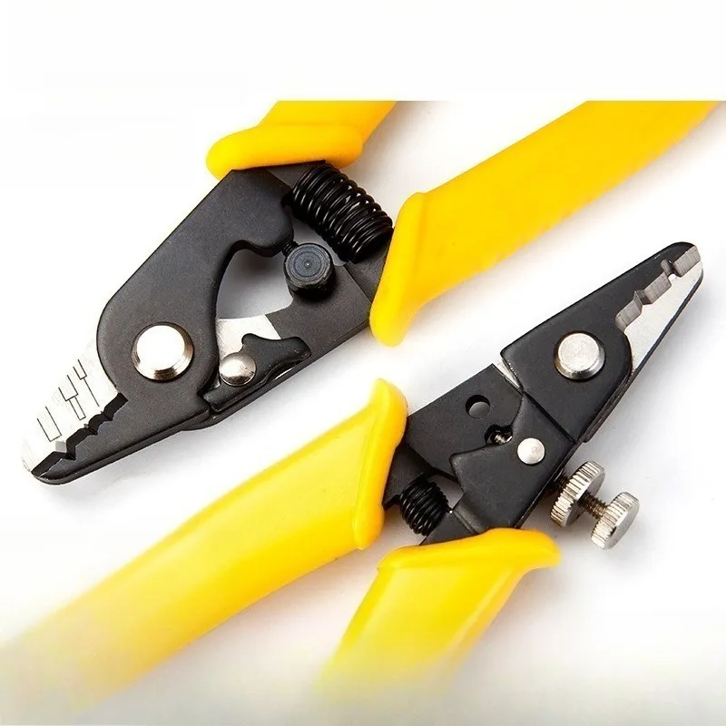 

Adjustable fiber optic electrician multi-function cable stripping pliers, stripping pliers