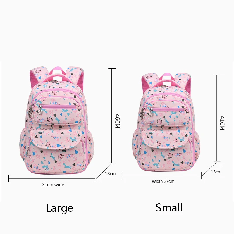 Cute Children School Backpack For Girls Princess Students Backpack Waterproof Primary School Bag Kids Teenager School bag