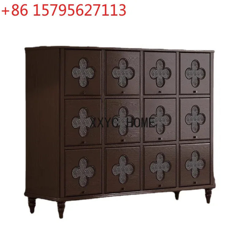 

Комод-шкаф из массива тика Clover Teak, 12 ячеек, для гостиной и спальни