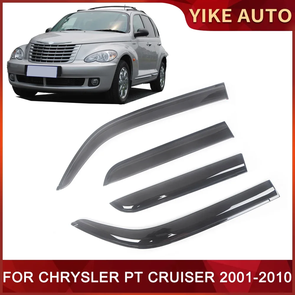 

Window Visor for CHRYSLER PT CRUISER 2001-2010 Weathershied Door Visor Wind Sun Rain Guards Side Window Wind Deflectors Auto