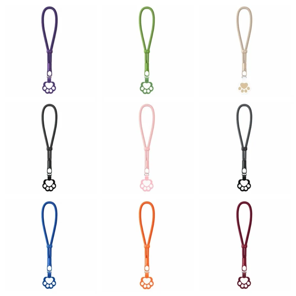 

Регулируемый ремешок для телефона в виде кошачьей лапы, подвесная веревка, съемный ремешок для мобильного телефона, короткий милый ремешок на запястье для телефона, подвесные украшения