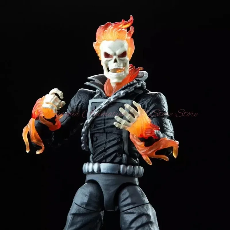 【In-stock】 Hasbro Marvel Legends Series 15cm Ghost Rider  Retro Action Comic Figure Nice Collectible Model Toy Gifts view 6