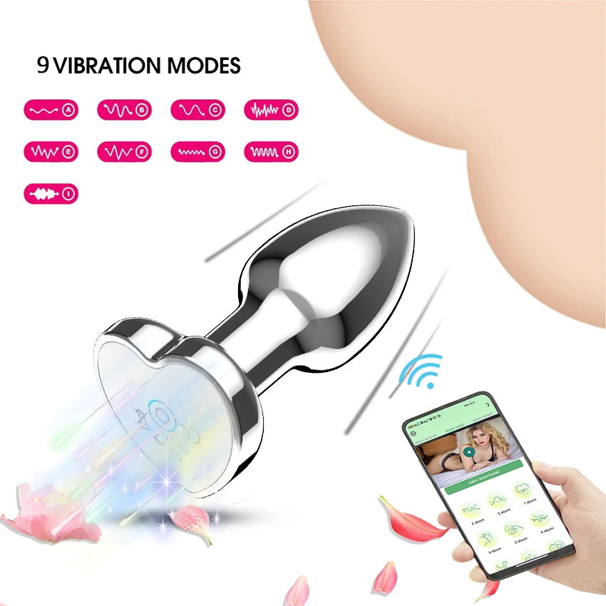 360 หมุน Anal Plug Vibrator APP ไร้สายควบคุมหมุนต่อมลูกหมาก Anal นวดเพศของเล่นสําหรับผู้ชายและผู้หญิงผลิตภัณฑ์สําหรับผู้ใหญ่ 18