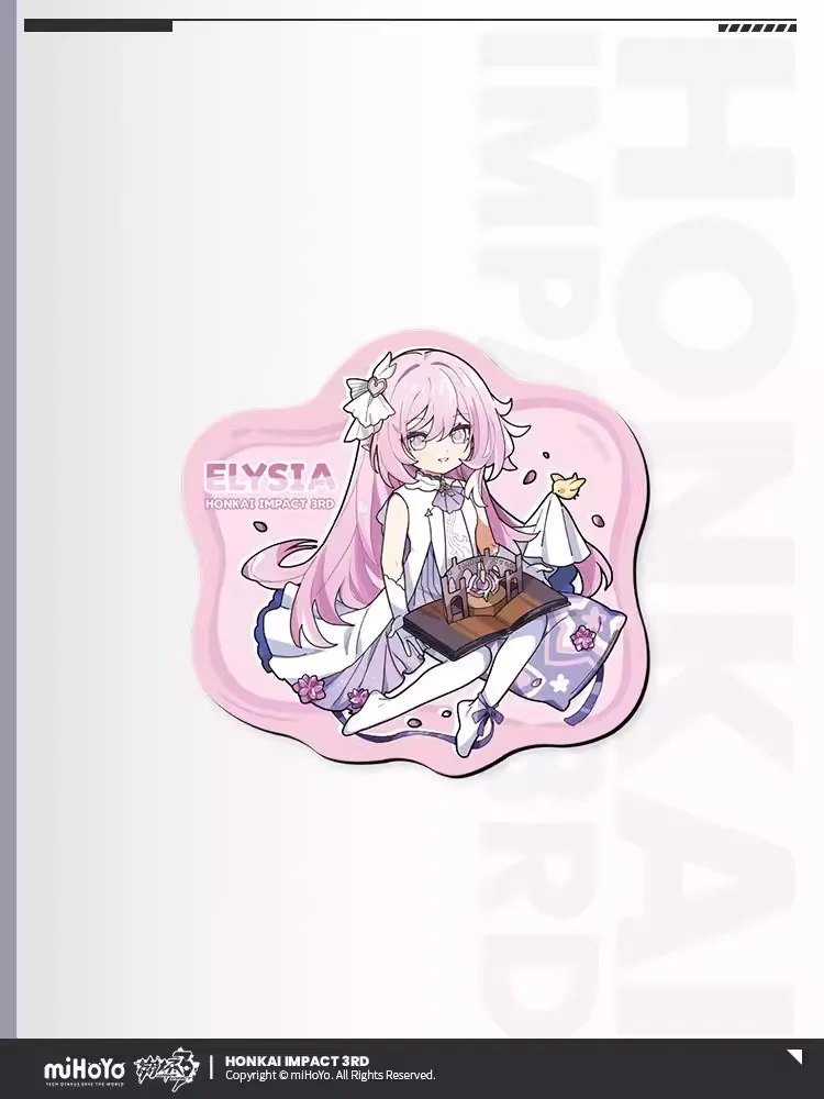 [Genuine] Game Honkai Impat 3RD Elysia HERRSCHER OF HUMAN :EGO Heterosexual Mouse Pad Cosplay Accessories Anime Character Decora