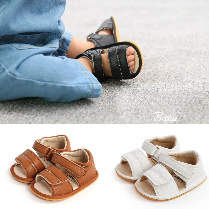 

Summer Baby Sandals Baby Walking Shoes Casual Breathable Non Slip Rubber Sole Toddler Boy Shoes Baby Boy Accessories