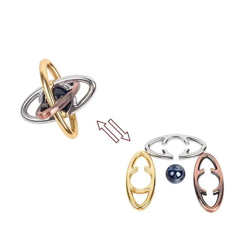 ألغاز كروية معدنية ثلاثية الأبعاد لعبة ألغاز تعليمية للذكاء الكلاسيكي