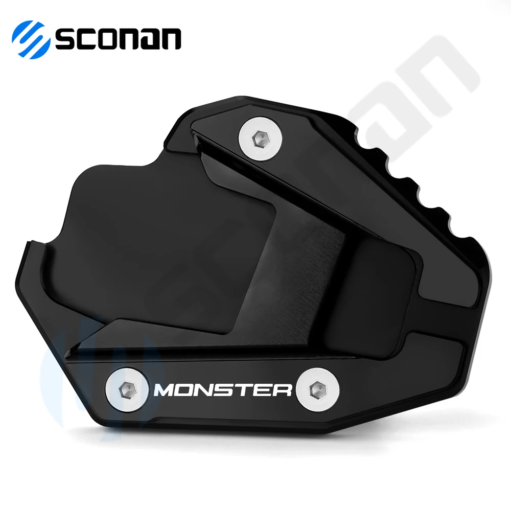 Per Ducati Monster 797 821 821 Dark Stealth 937 937 SP Moto Piede Cavalletto Cavalletto Laterale Ingrandire Piastra di Estensione Accessori
