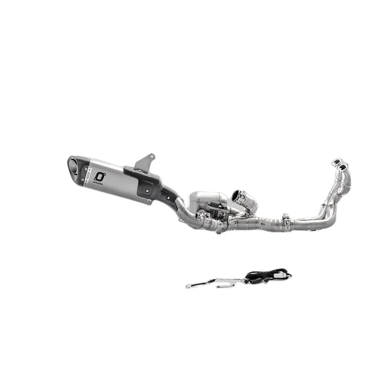 FBB Valve Motorcycle Exhaust Systems for Ducati Multistrada V4S Modify Titanium Stainless Steel Motorcycle Modified Exhaust Muf