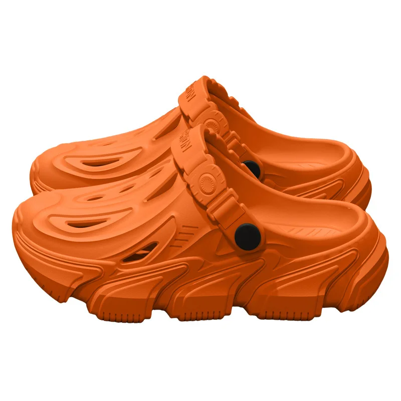 Anti slip hole shoes for men, 2026 new style for summer outdoor wear driving outdoors beach fishing river wading sandals for men