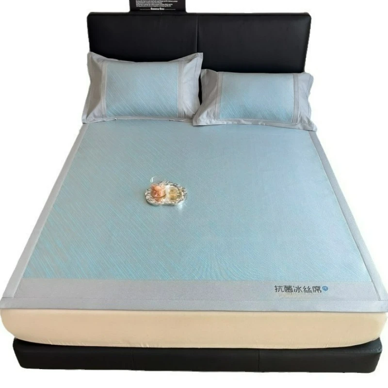

Customizable antibacterial ice silk three-piece machine washable household folding air conditioner soft mat
