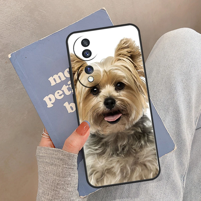 Yorkshire Terrier Dog Puppy Case For Huawei P40 P20 P30 Lite Nova 9 5T P Smart Honor X9a X7 X8 50 70 Magic5 Pro Cover