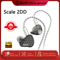 100% Original BGVP Scale 2DD in Ear Monitor Earphone 6D Sound Effects Gaming Headset HiFi Wired Bass Stereo Music Headphones