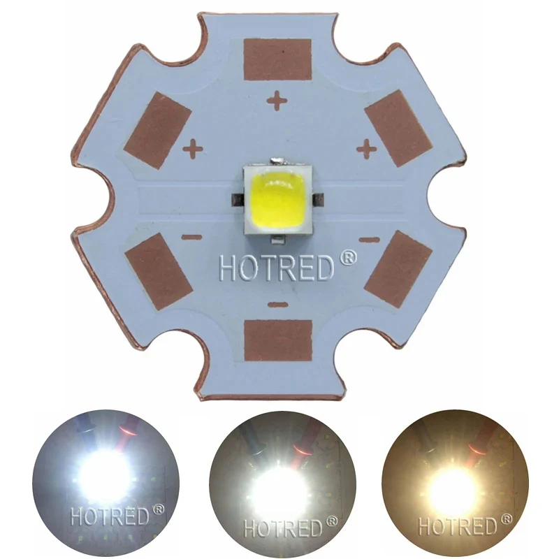 10W oryginalny emiter Led 10W XPL XP-L jasny biały 6500K ciepły biały 3000-3200K 2.95-3.25V na 8mm 12mm 14mm 16mm 20mm PCB do majsterkowanego
