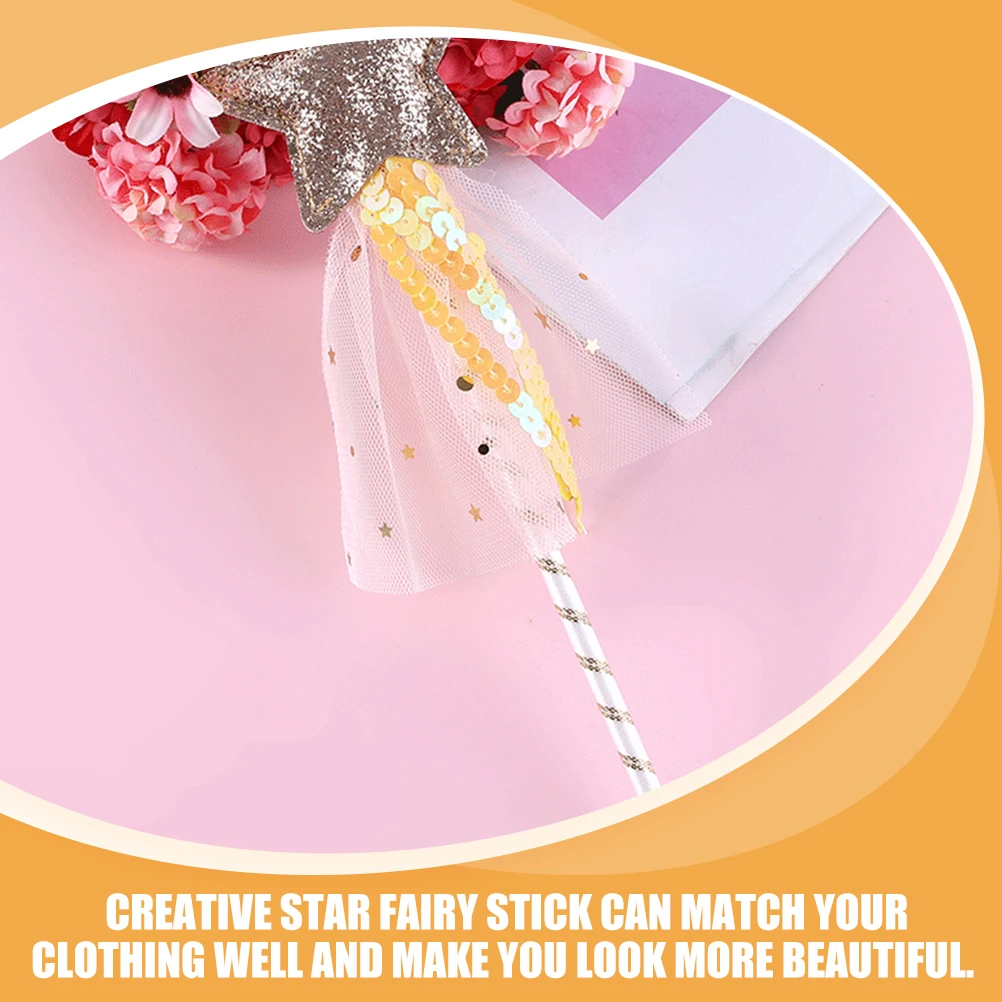 

2pcs Star Shaped Sticks Purple Gold Kids Party Favors Stage Props Halloween Kids Party Favors Accessories