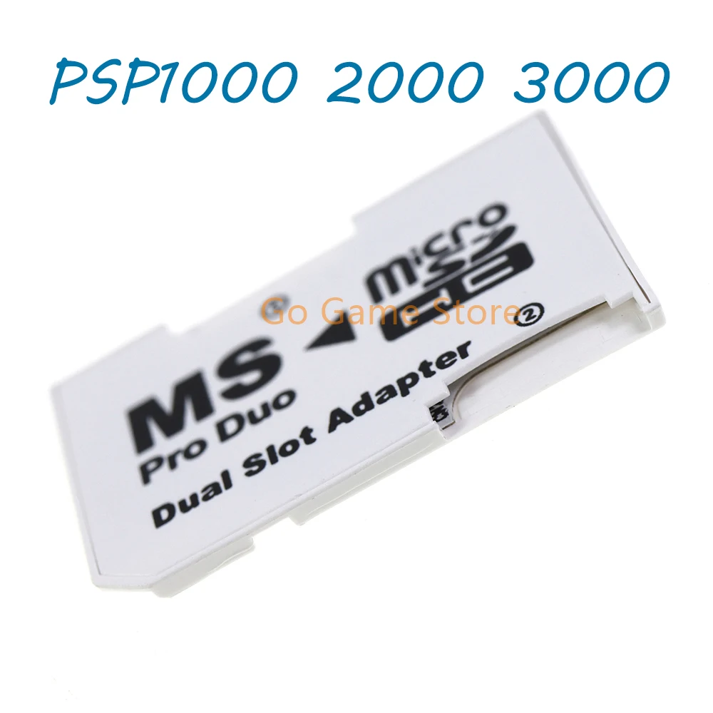 1pc Memory Stick Reader For Sony PSP 1000 2000 3000 MS Pro Duo Micro SD Card Adapter Convertor