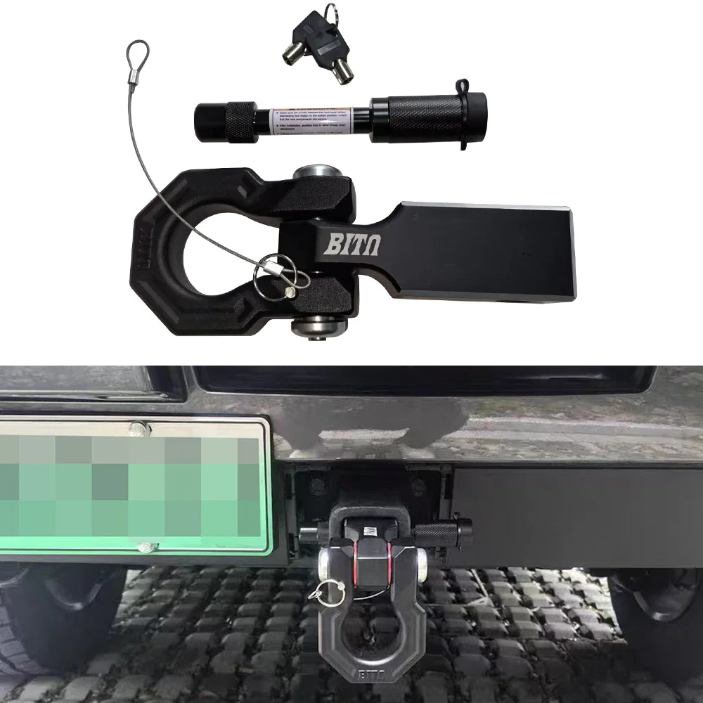 

JL1301 Trailer Arm With U-Hook Tow Hook 15T 7075 Aluminum Alloy for all off-road for jeep for wrangler JK JL JT LantSun