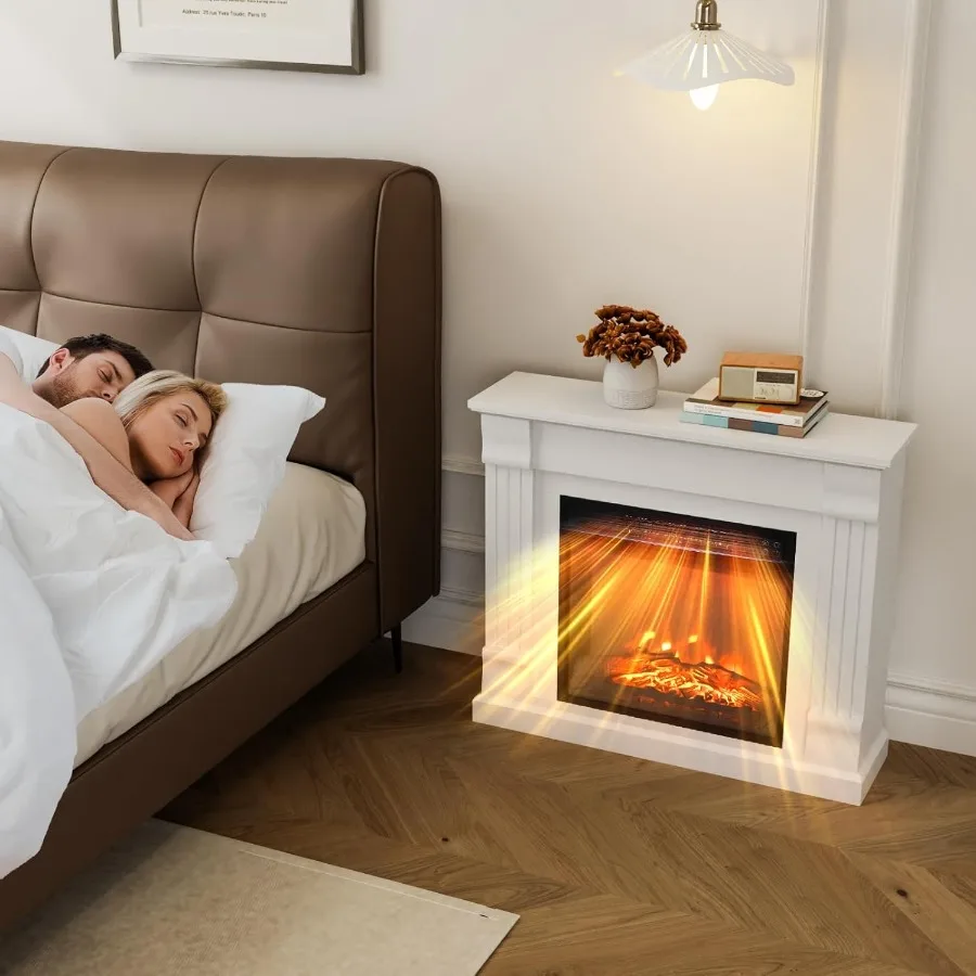 موقد كهربائي قائم بذاته مقاس 32 بوصة مع جهاز تحكم عن بعد ووظيفة الموقت سخان لهب مقلد واقعي يتميز بـ 6 #2