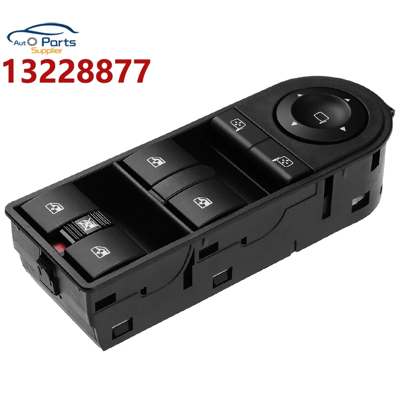 13228877   Botão interruptor de controle de janela elétrica para Opel Astra H Zafira B Kombi para Vauxhall Astra Astravan Zafira 13215153 13183696