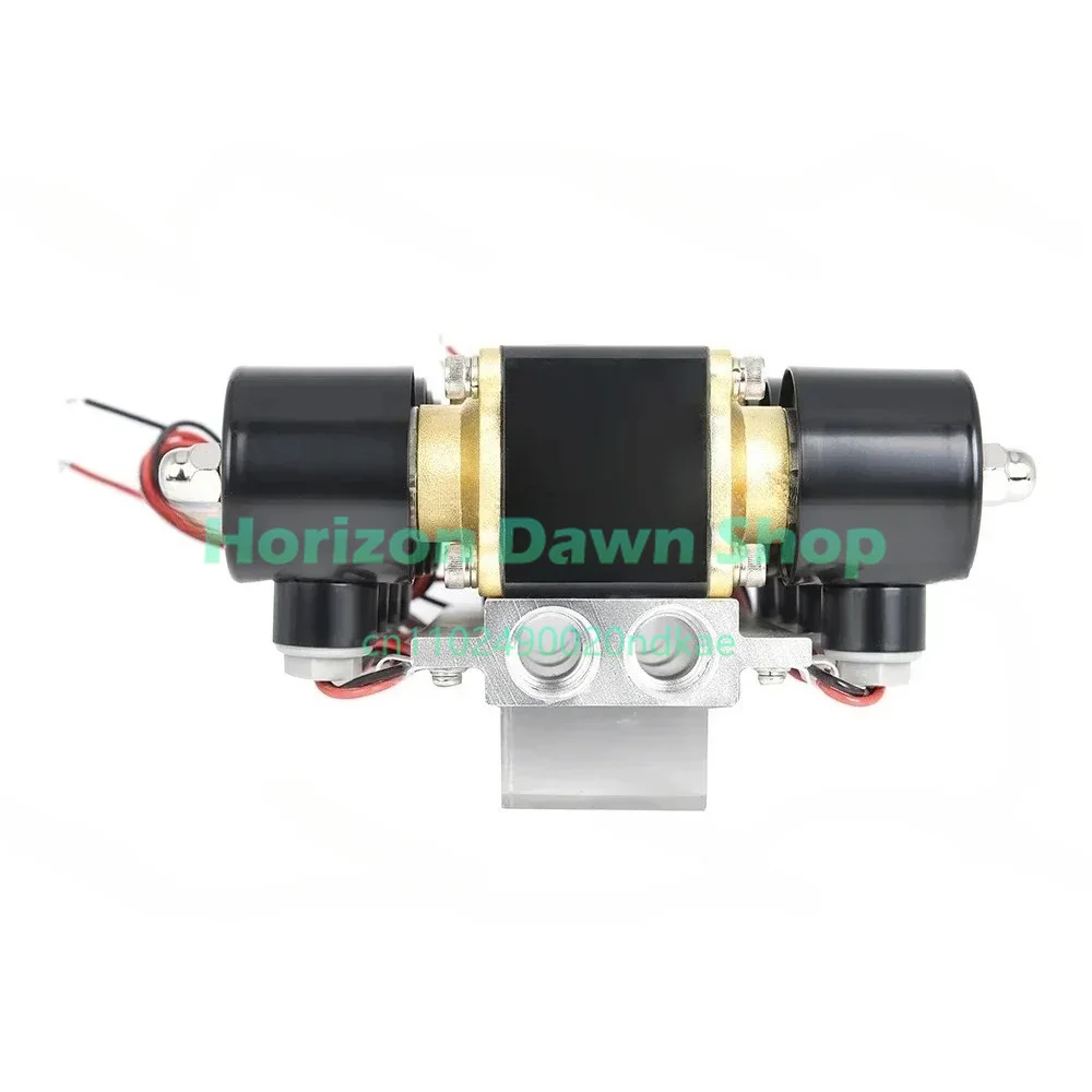 Universal DC12V 200PSI 4F high flow rate air solenoid valve manifold automotive air suspension
