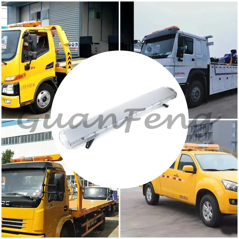 51 Inch 96‑LED Rooftop Beacon Strobe Light Heavy‑Duty Tow Truck Emergency Flashing Warning Light Bar For Vehicle