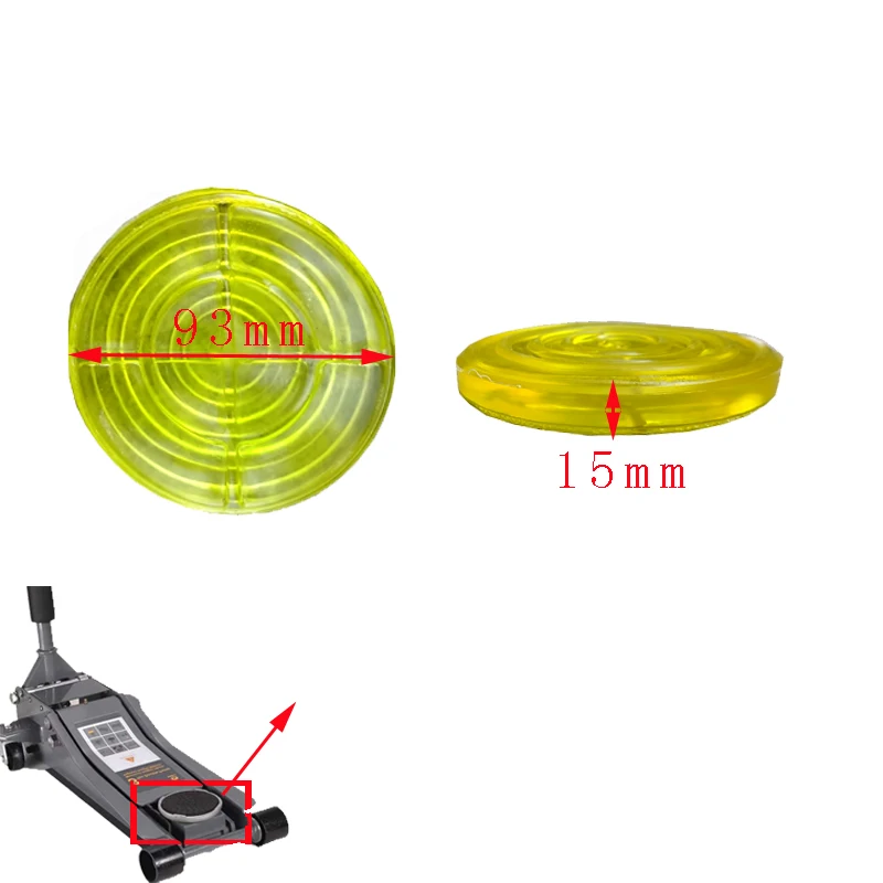 Universal Car Lift Jack Stand Rubber Pads Floor Slotted Car Jack Rubber Pad Frame Protector Adapter Jacking Tool