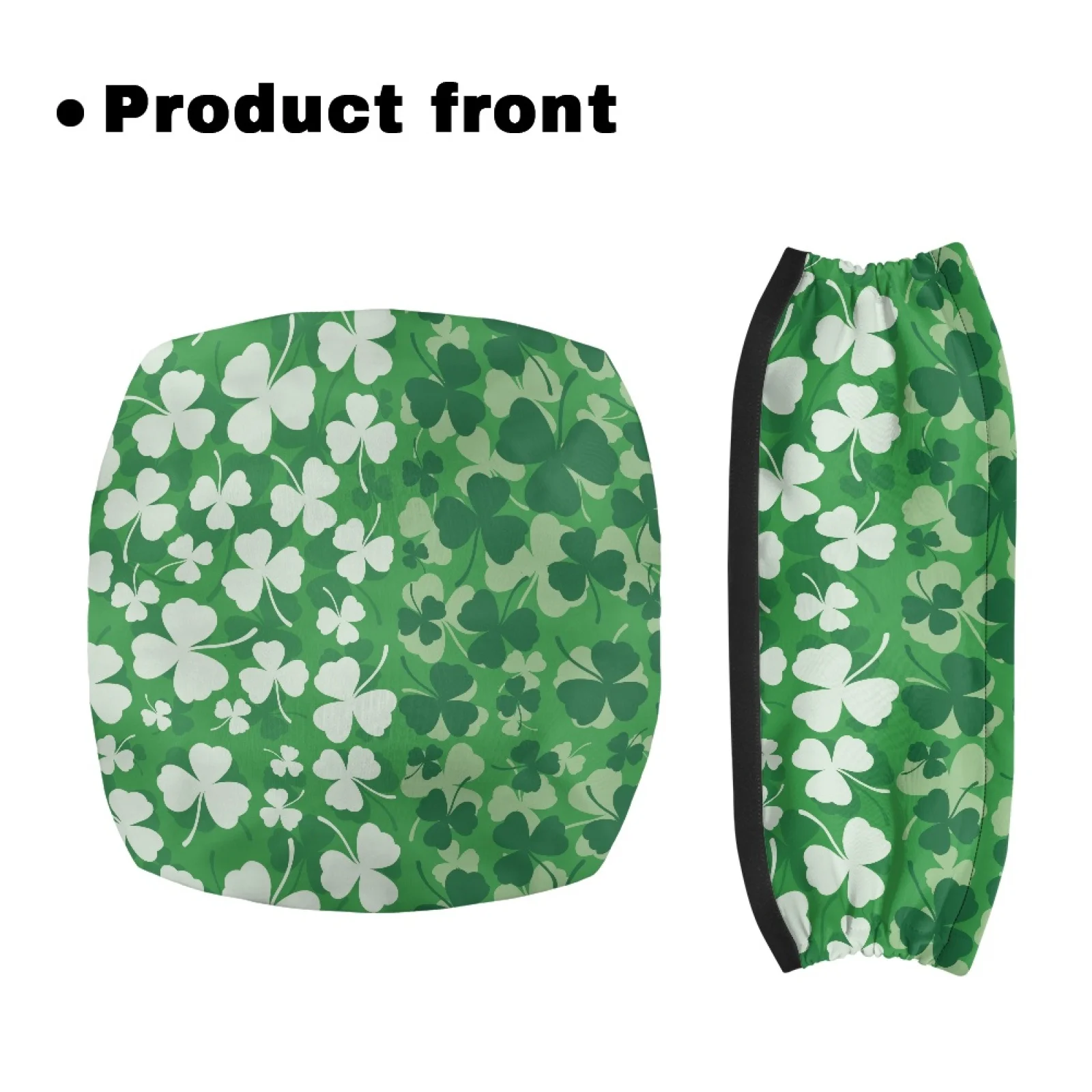Coloranimal Green Pattern Set of 2 Walker Rollator Seat Back Cover for Friends Seat & Back Covers New Design