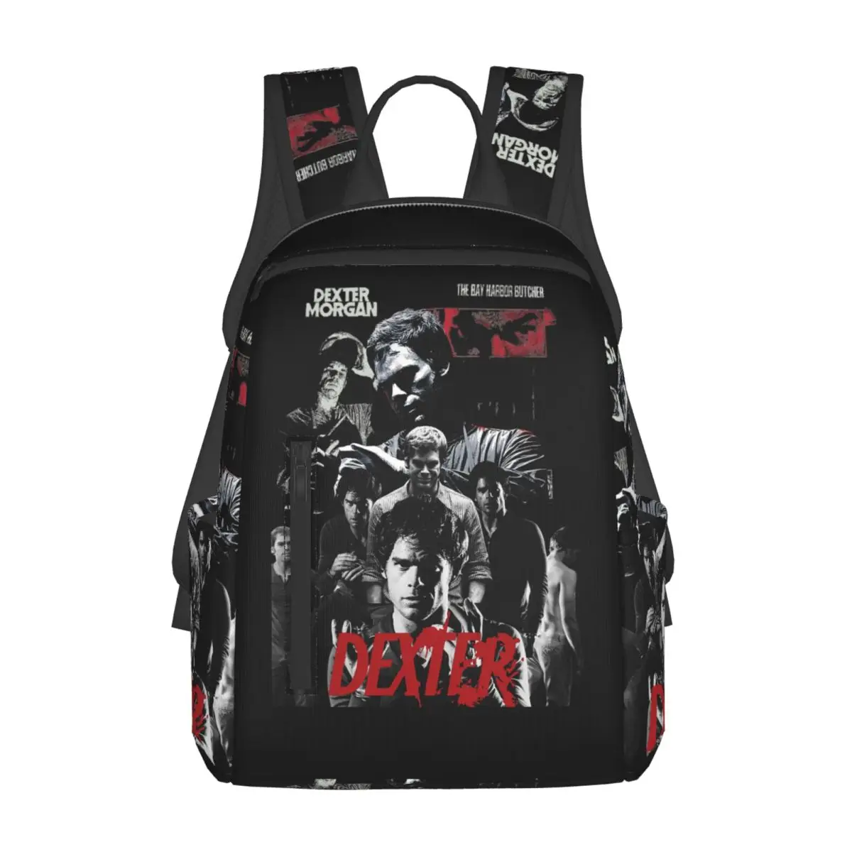 

Dexter Morgan Movies Backpack Daypack Kids BookBag School Bag Shoulder Bags for Men Women