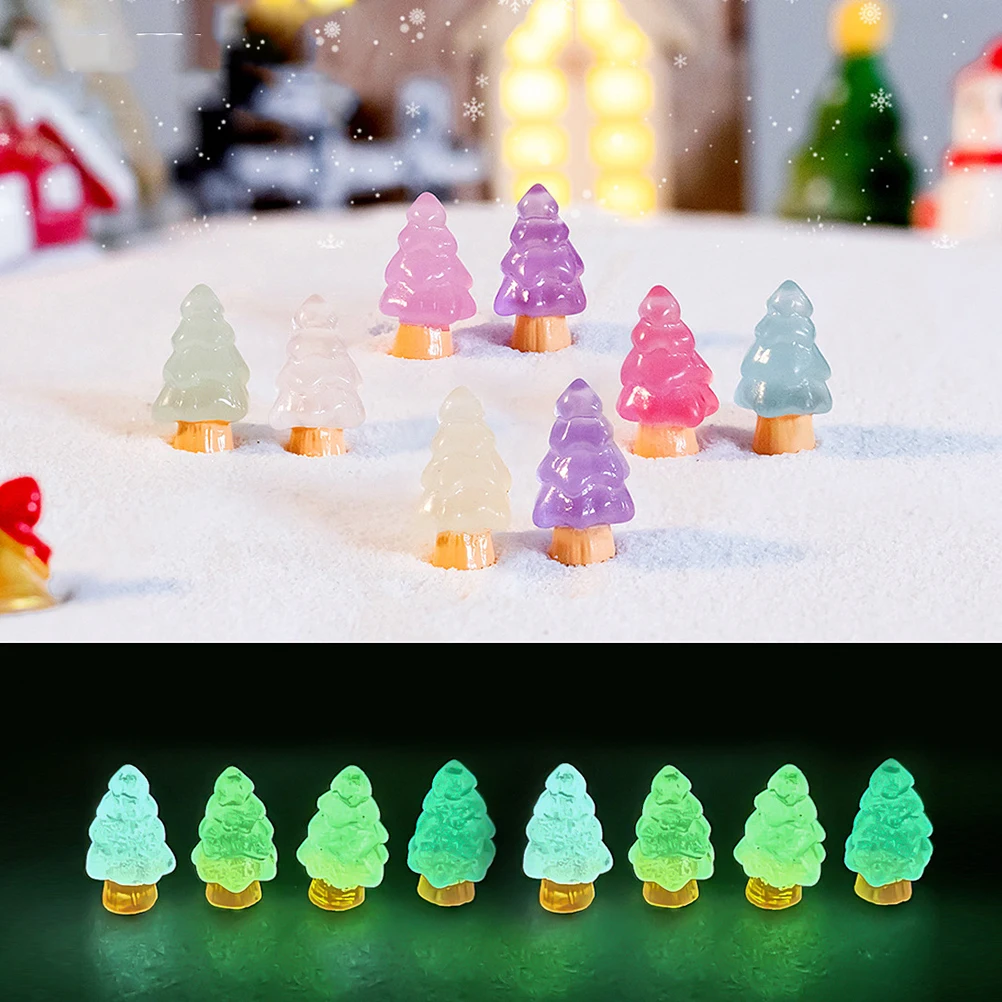 

32 Pcs Xmas Ornaments Christmas Tree Decorations Lovely Mini Resin Presents Minature Ornment Miniature
