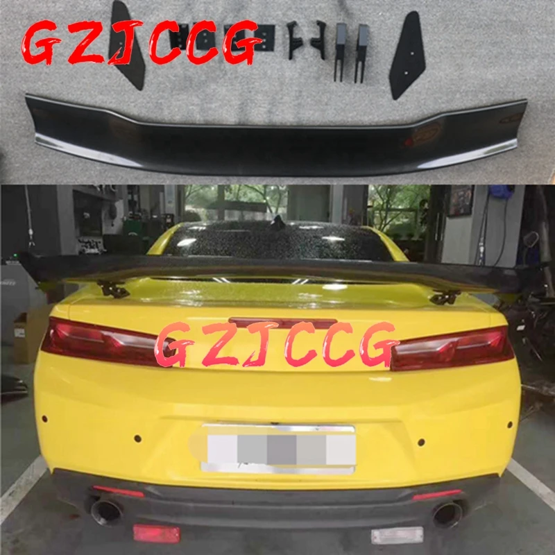 Carbon fiber spoiler rear rear wing luggage for Chevrolet Camaro ZL1 GT   2016 2017 2018