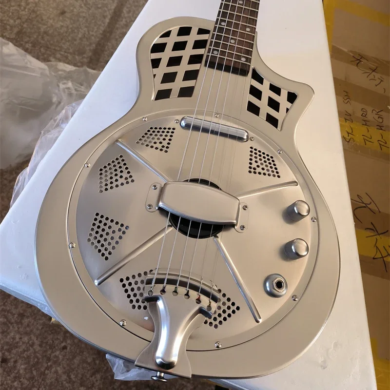 

17 Series Resonator Guitar Resophonic Guitars Metal Body Duolian Guitar