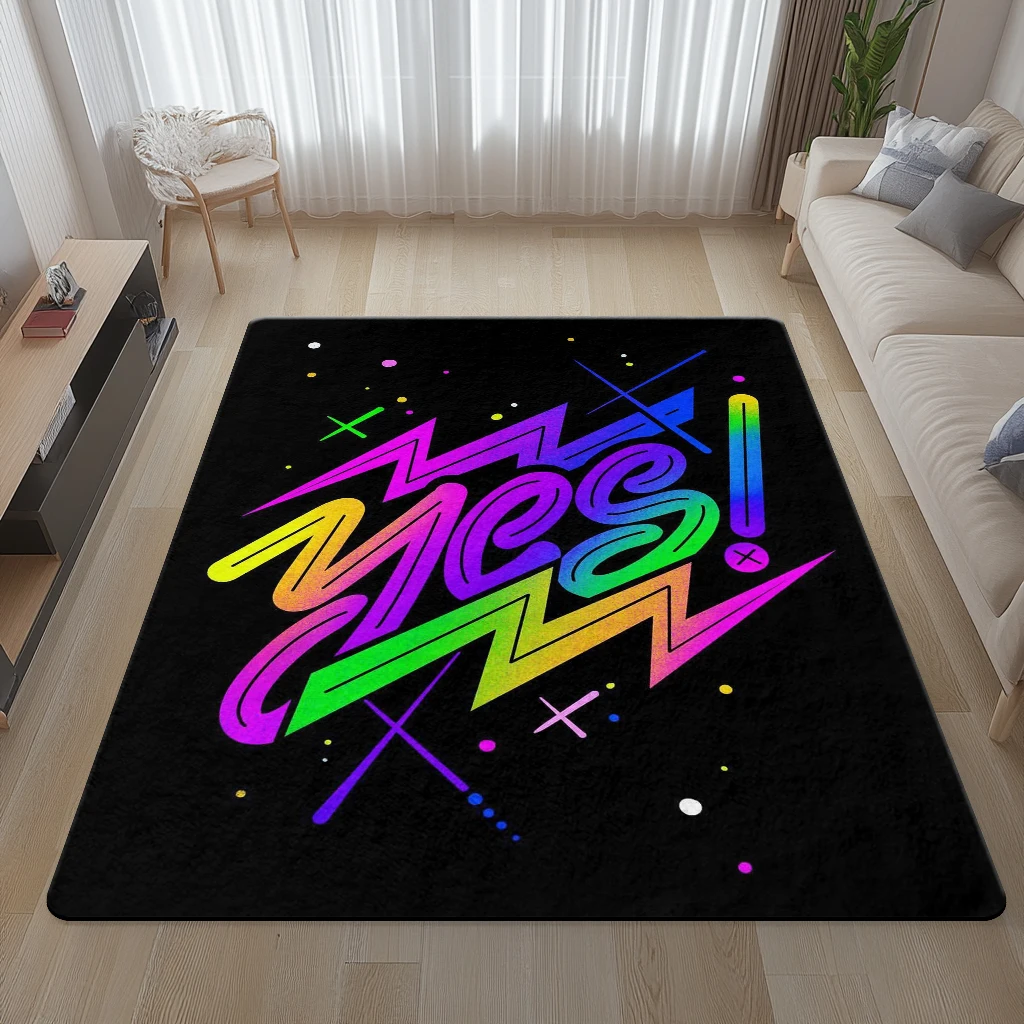 

Cartoon Hopscotch Carpet Non-Slip Children's Room Study Table and Chair Mat Kindergarten Play Floor Mat Home Decoration B340