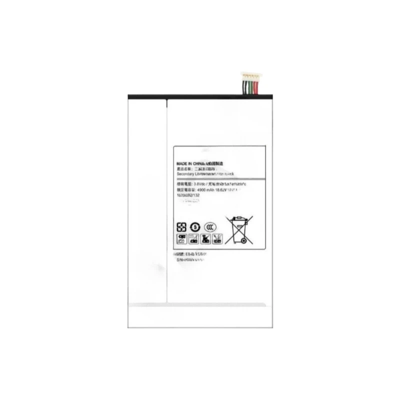 Nuova batteria sostitutiva per tablet e batteria di backup EB-BT705FBE 3.8V 4900mAh per Samsung GALAXY Tab S 8.4 SM T700 T705 SM-T700