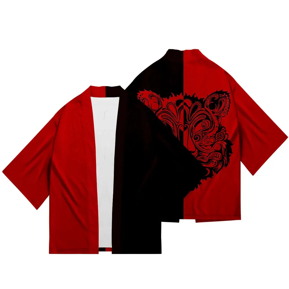 3D Loose Kimono For Men Women Cardigan Shirts