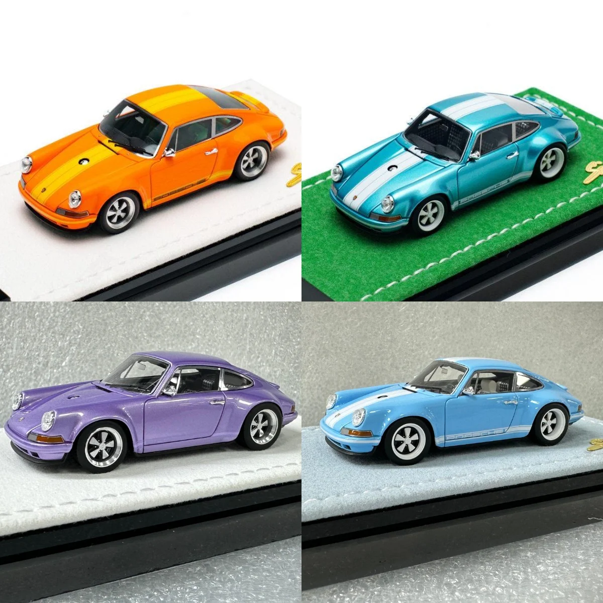 LOCARNO MOOEL LM 1:64 Scale Porsche 911 Singer Resin Car Model