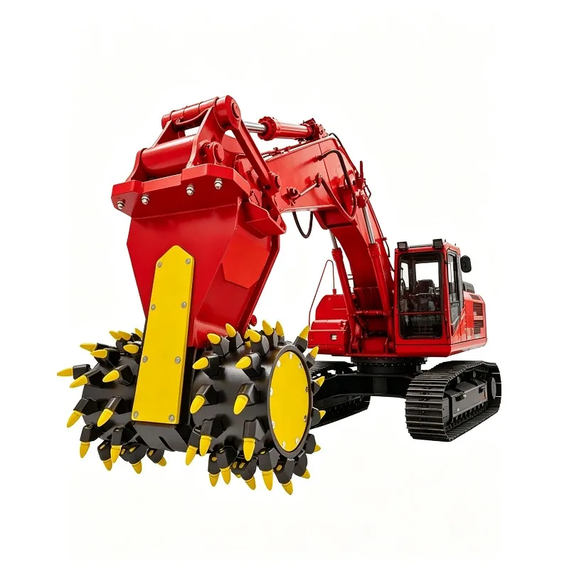 Excavator Attachments Milling Machine High-Performance Hydraulic Rotary Drum Cutter for Multi-Ton Excavators Mining Construction
