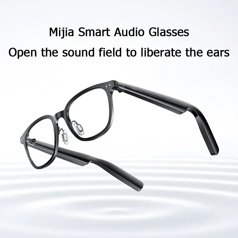 Mijia Smart Audio Glasses Bluetooth 5.2 Headset Listening to Music