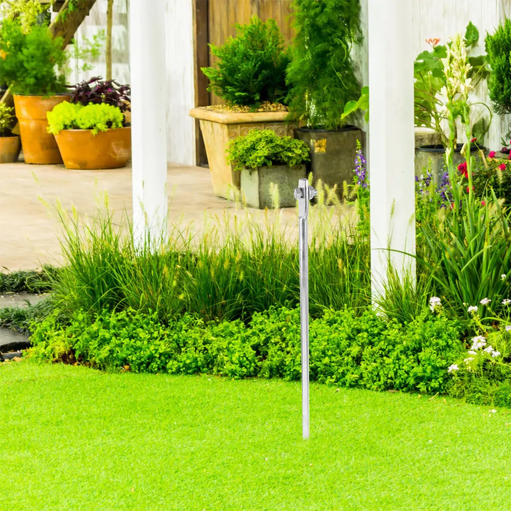 3Pcs Heavy Duty Grounding Rods Galvanized Earth Electrode for Residential Commercial Protection Ground Wire System